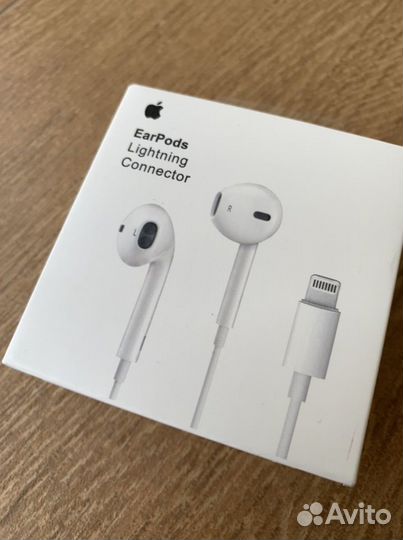 Новые оригинальные apple earpods lightning