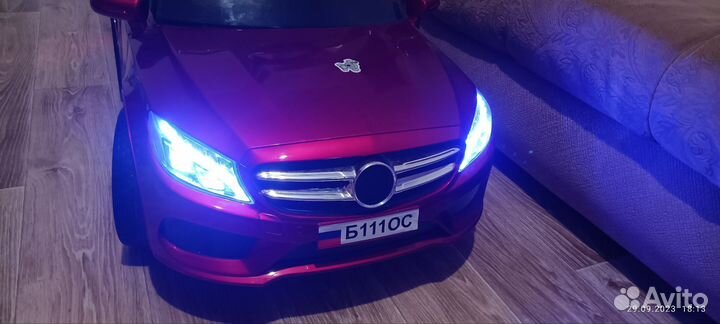 Детский электромобиль с пультом д/у и музыкой