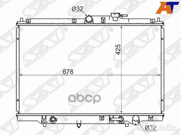 Радиатор Honda Odyssey 94-99 / Shuttle 95-00 HD
