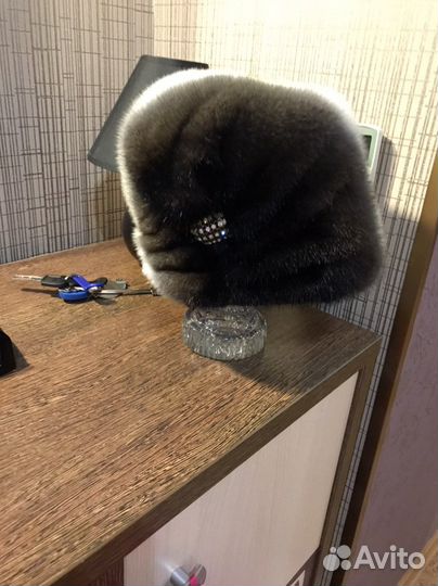 Шапка норковая женская