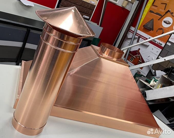 Вытяжки вытяжной зонт для мангала / тандыра медный