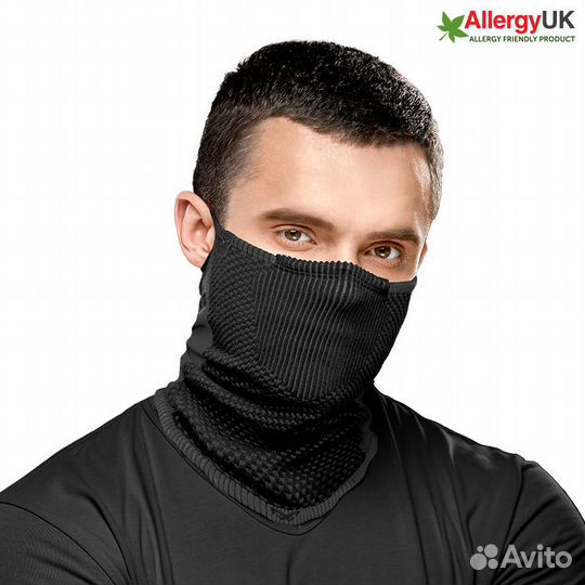 Маска спортивная F5 Naroo Mask (цвет: чёрный/серы