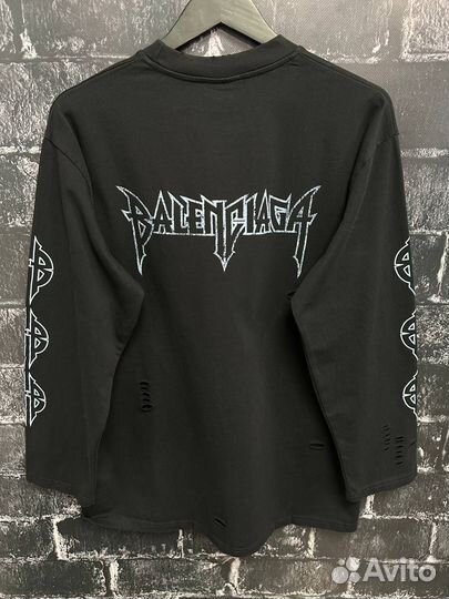 Лонгслив Balenciaga Paris Moon