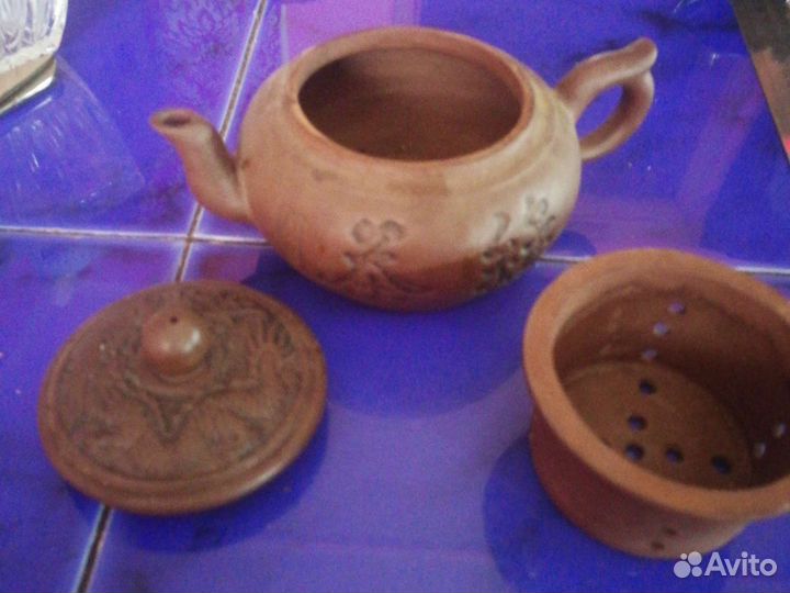 Террокотовый китайский чайник