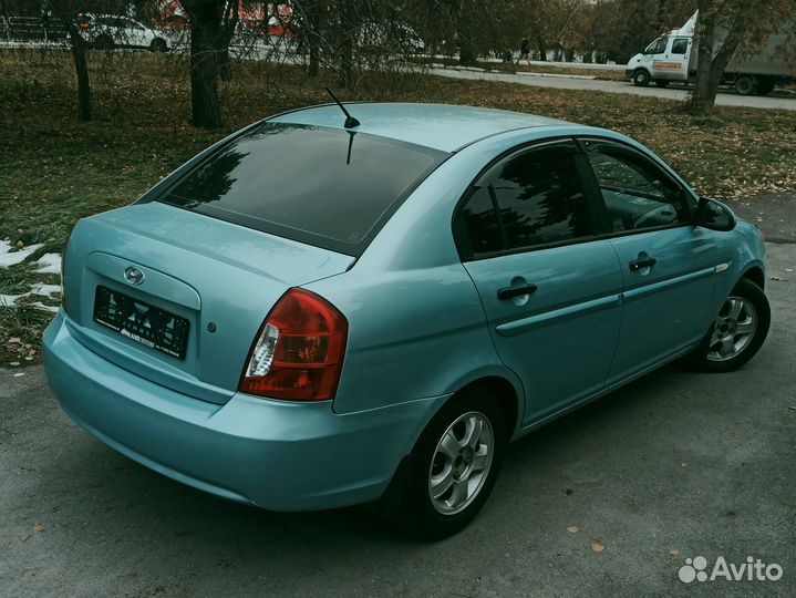 Hyundai Verna 1.4 МТ, 2007, 241 582 км