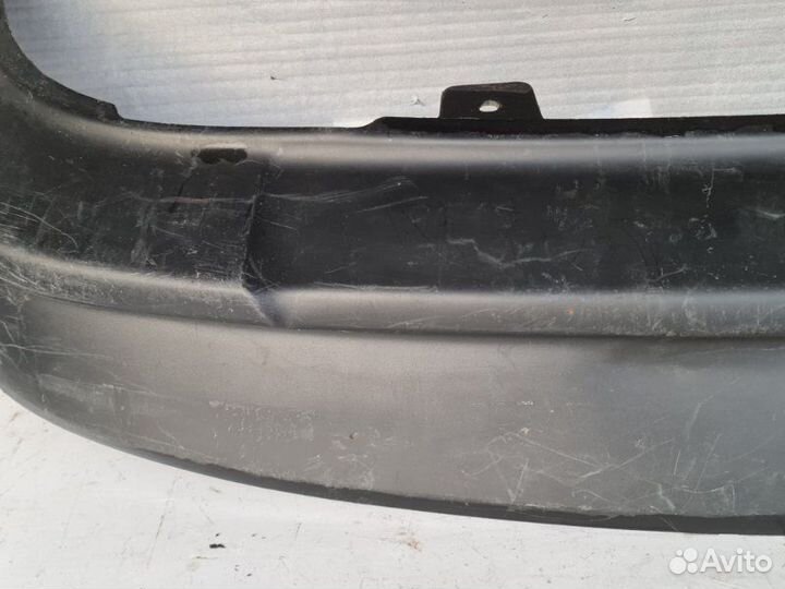 Спойлер (юбка) бампера задний Kia Rio 3 2015-2017