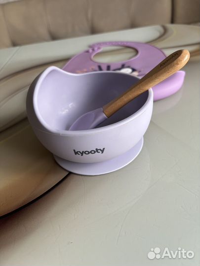 Силиконовая детская посуда