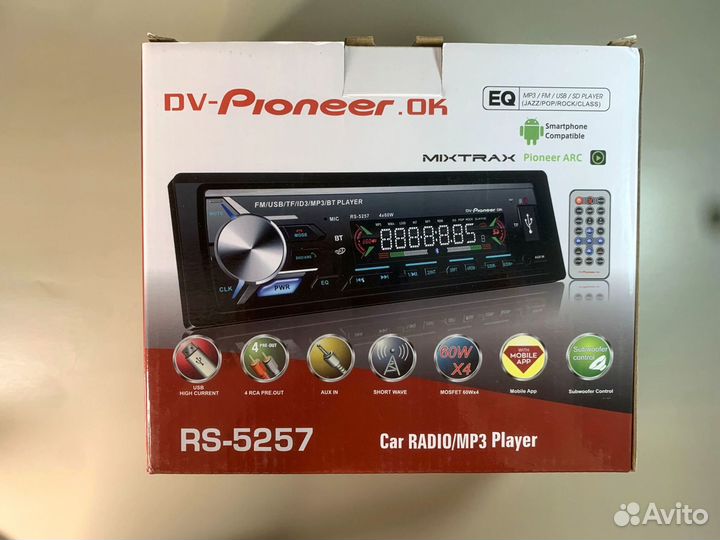 Новая магнитола для авто