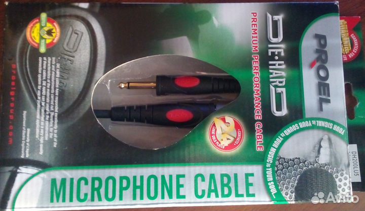 Микрофонный proel cable 6 м