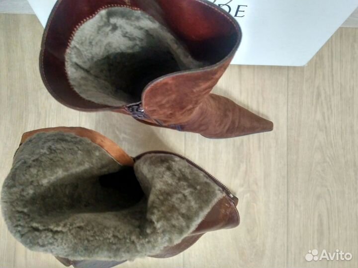 Зимние полусапоги