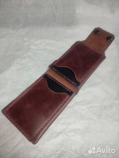 Кошелек мужской кожаный ручной работы