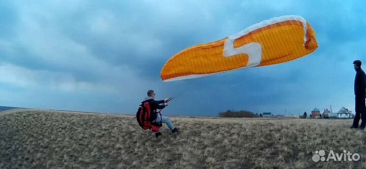 Комплект: параплан, подвесная система и запаска