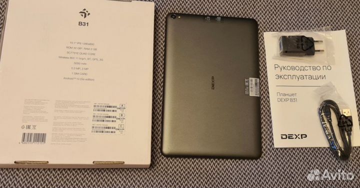 Планшет Dexp B31, wifi, sim, 2/32 Гб,10 дюймов