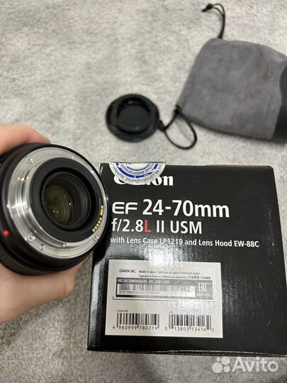 Объектив canon ef 24 70mm f 2 8l ii usm