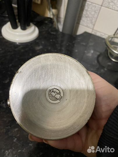 Мельхиоровый кофейник Кальчугино