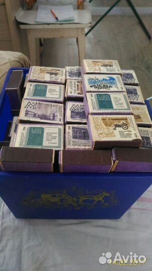 Спичечные коробочки времени СССР