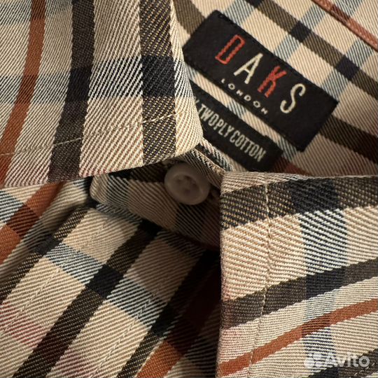 Рубашка Daks House Check, оригинал, made in Italy