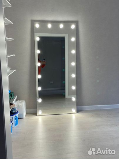 Зеркало гримерное 180 * 80 см