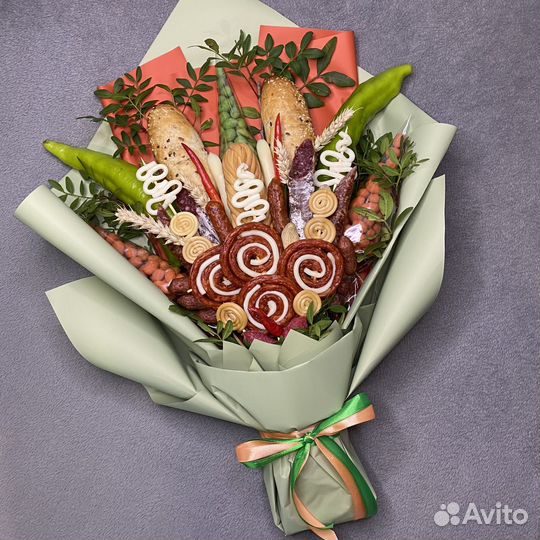 Мужские букеты съедобные