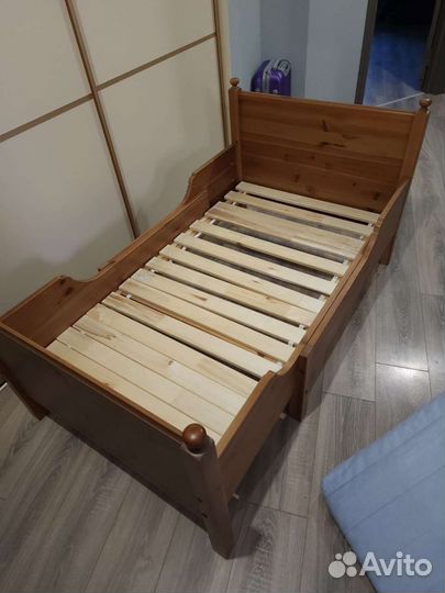 Детская кровать-вырастайка. IKEA leksvik. б/у