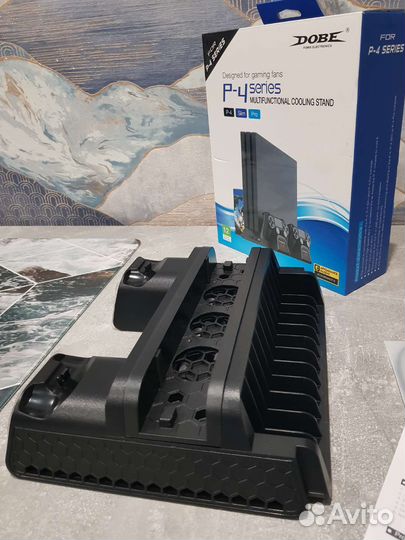Стенд для PS4 охлаждение и зарядка для геймпадов