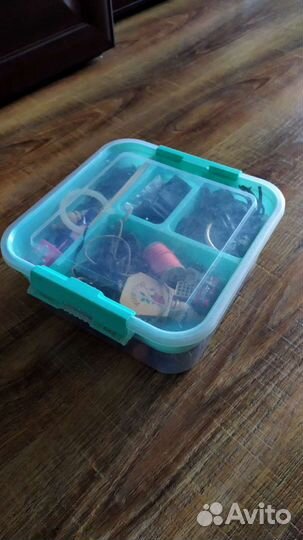 Короб со швейными принадлежностями