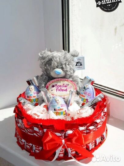 Торт из киндеров для любимой