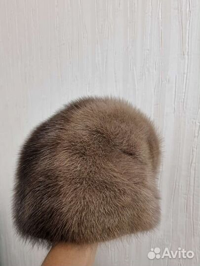 Шапка норковая новая женская