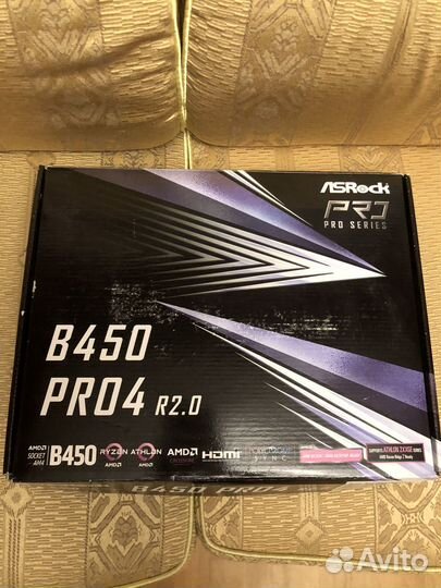 Материнская плата ASRock B450 Pro4 R2.0