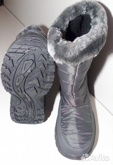 Сапоги женские 37 зимние дутики