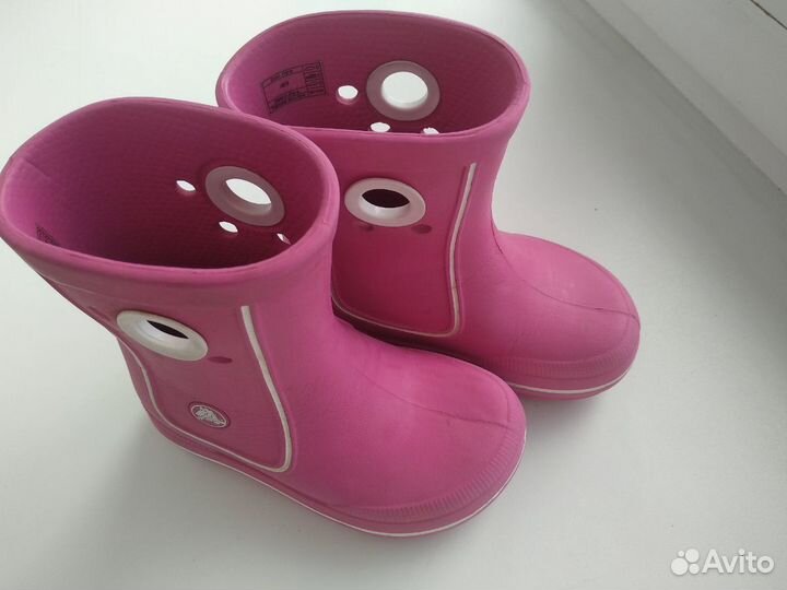 Сапожки Crocs C8-9 и тапочки crocs c6