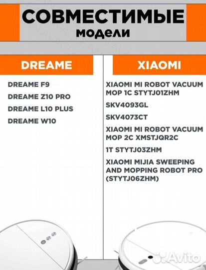 Hepa фильтр для робота-пылесоса Dreame F9
