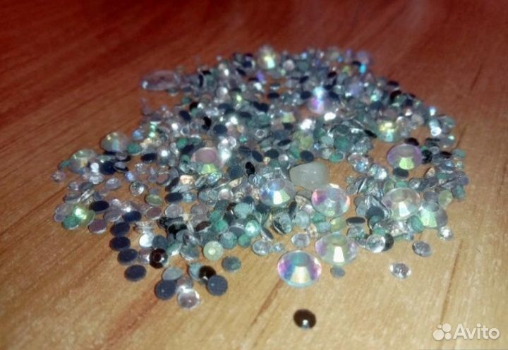 Крокодильчики для штор, Стразы