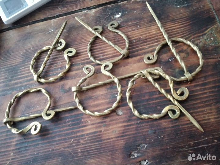 Фибула 6 штук