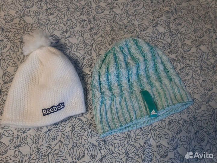 Лыжные шапочки ушанки adidas reebok