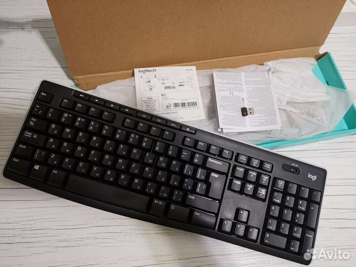 Беспроводная клавиатура Logitech к270