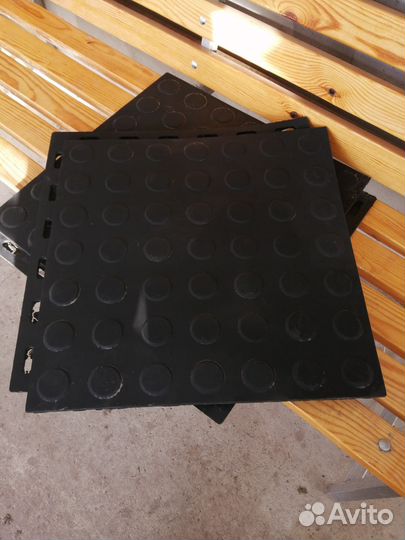 Коврик резиновый для штанги, гири, гантелей