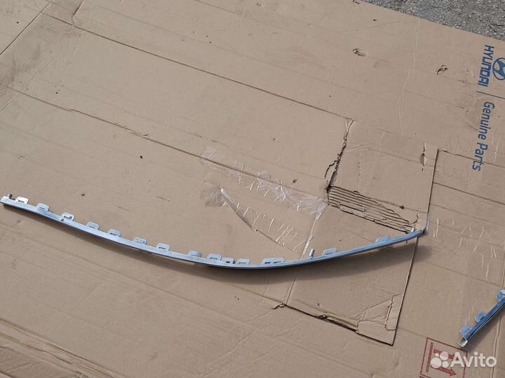 Молдинг переднего бампера левый kia sportage 4 Ql