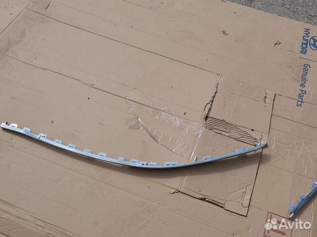 Молдинг переднего бампера левый kia sportage 4 Ql