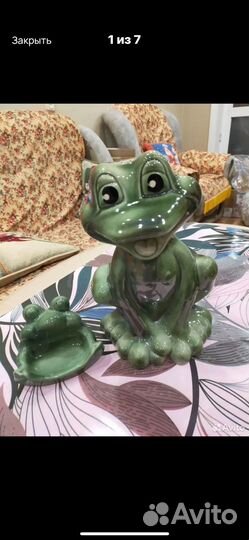 Лягушка фигурку в сад для с/у фигурки