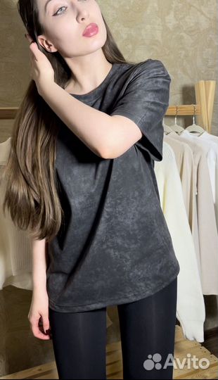 Женская футболка one size