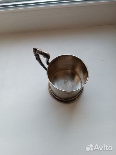 Подстаканник серебро 875
