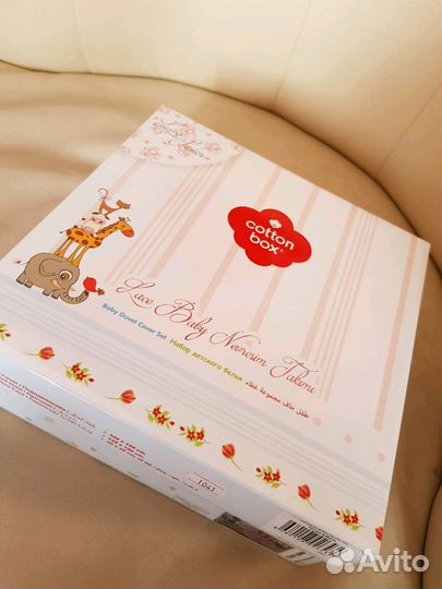 Комплект постельного белья для малышки, новый