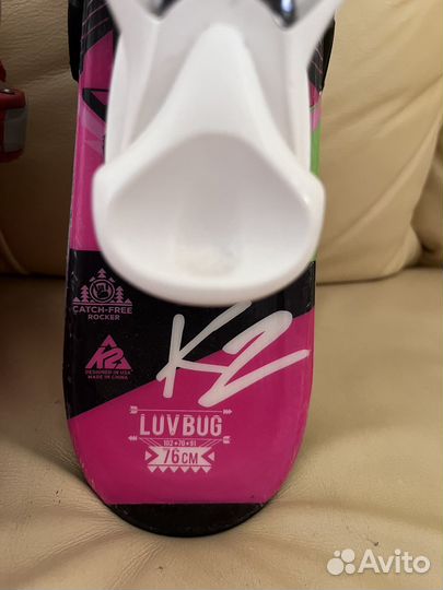 Горные лыжи K2 на рост 76 см с ботинками