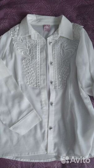 Блузка школьная р 134