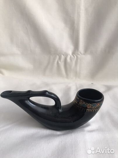 Статуэтки СССР гжель, рог для вина