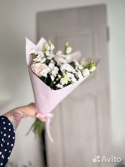 Авторский сборный букет цветы с доставкой Москва