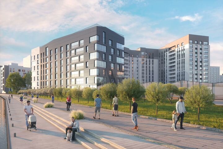 2-к. квартира, 68,3 м², 4/12 эт.