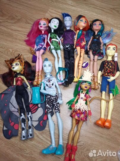 Кукла Монстер Хай слоу,Джинофаер,Торалей,Скара