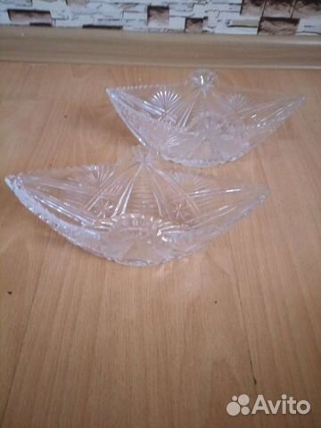 Хрустальная салатница СССР